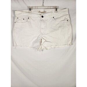 NWOT American Rag Womens Plus Shorts Booty Cowgirl White 20